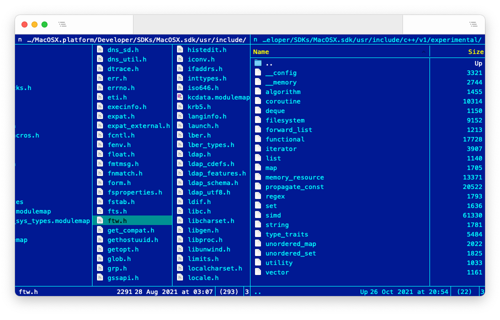 Classic monospaced presentation mode